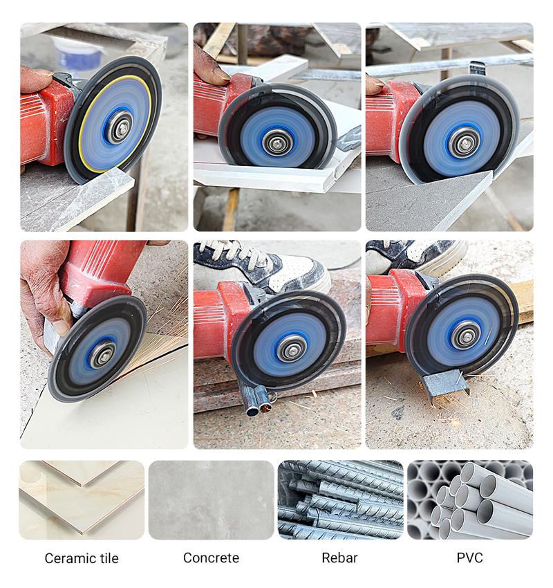 🔥SIDSTE DAG KUN 49 % RABAT🛠️LOZLIN 4,5" skæreklinger til flere materialer – tørskæring af metal, fliser, sten og plas