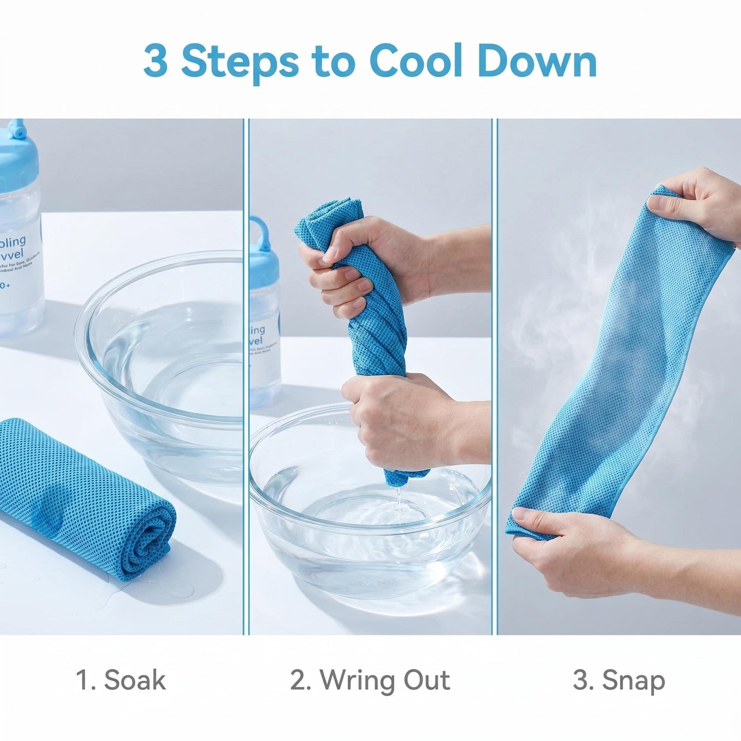 ⏰Sidste dag: Køb 1, få 1 gratis❄💦Håndklæde til koldsved, som du kan bruge hvor som helst og når som helst! Genanvendeligt, blødt, absorberende, køleeffektivt og bærbart – klar til brug i Storbritannien!