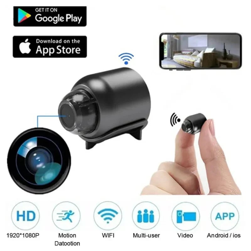 🔥Sidste dag 49% rabat - Mini 5G trådløst wifi-kamera 1080P HD