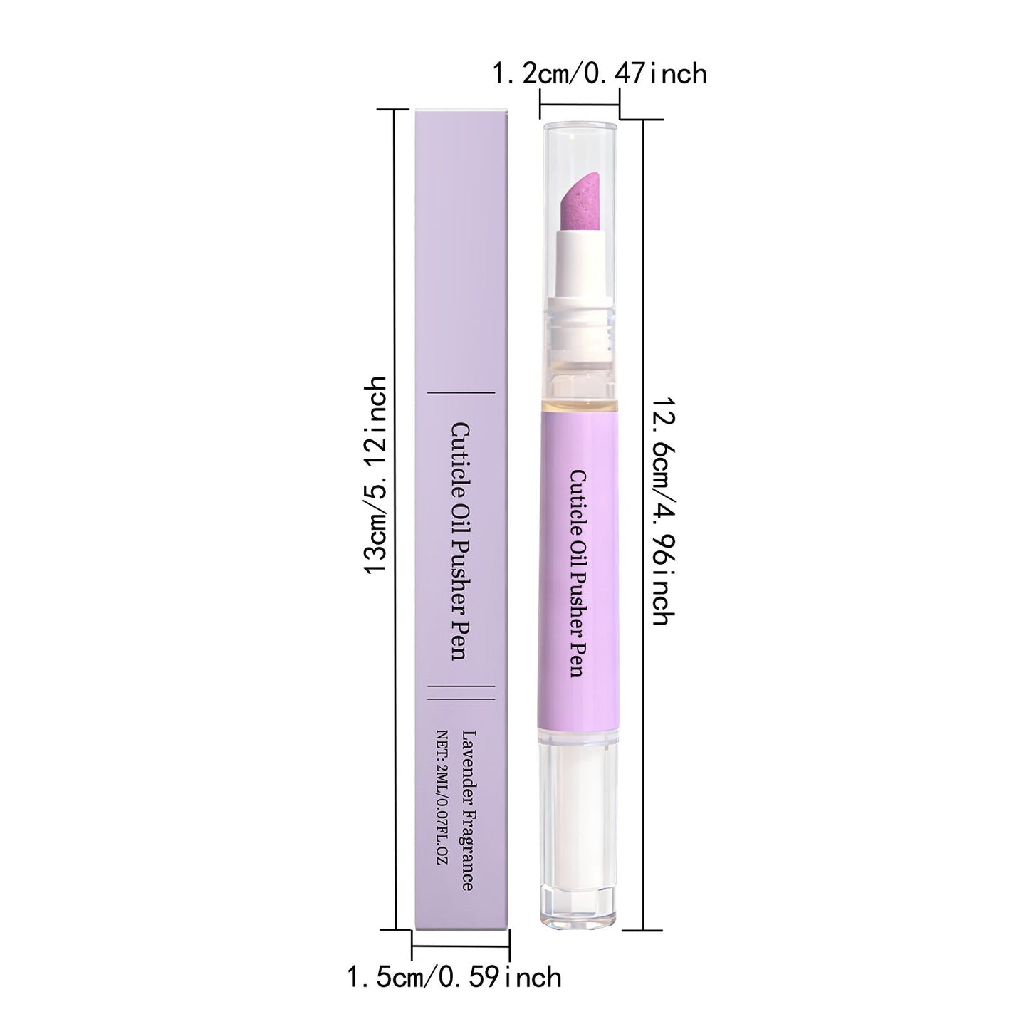 💅✨ Neglebåndsolie i penform – bærbar fugtighed til tørre neglebånd og skøre negle med lavendelduft! ✨🖊️