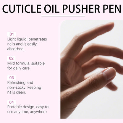 💅✨ Neglebåndsolie i penform – bærbar fugtighed til tørre neglebånd og skøre negle med lavendelduft! ✨🖊️