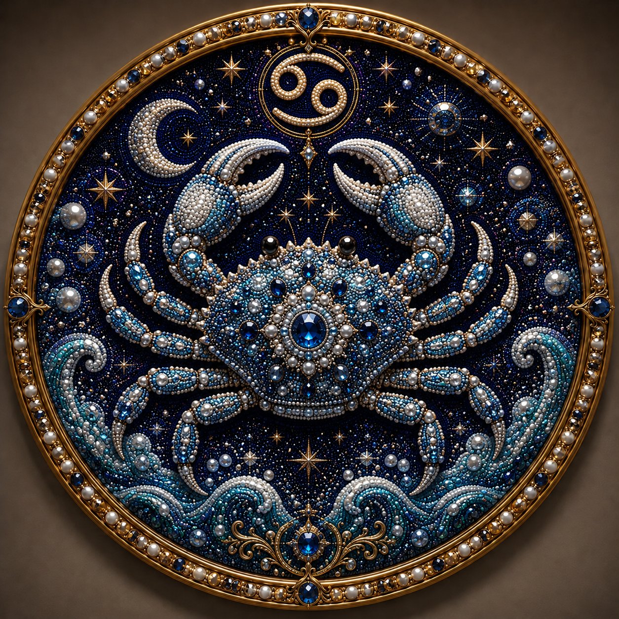 🔥 Perlekunstsæt med de 12 stjernetegn ♈🌙