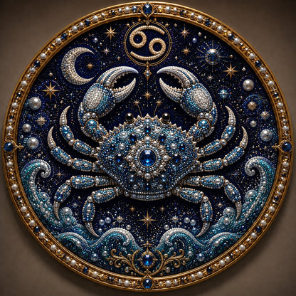 🔥 Perlekunstsæt med de 12 stjernetegn ♈🌙