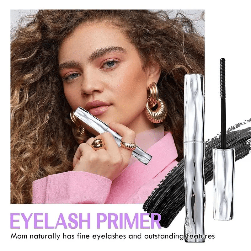 Øjenvippeprimer, Tubular Eyelash Primer, vandfast, lang krøllende mascara, naturlig og ikke-udtvære