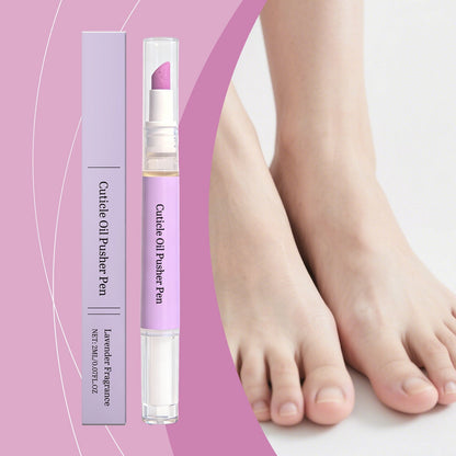 💅✨ Neglebåndsolie i penform – bærbar fugtighed til tørre neglebånd og skøre negle med lavendelduft! ✨🖊️