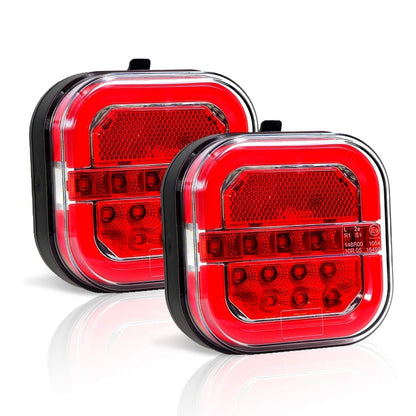 🚗 Trådløse LED-trailerlygter – Tydelige lyssignaler til traileren 🚦