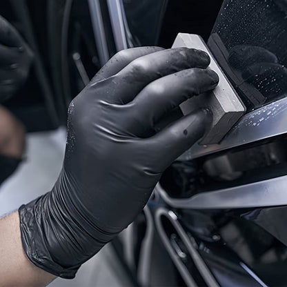 100/50 stk sorte nitrilhandsker til engangsbrug