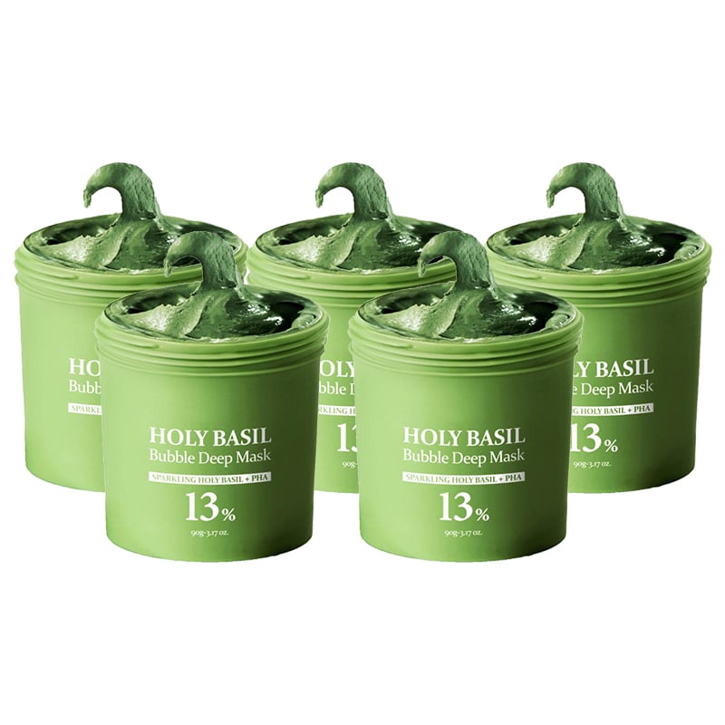 🌿 Glimsea™ Holy Basil Bubble Deep Mask