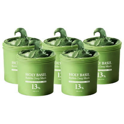 🌿 Glimsea™ Holy Basil Bubble Deep Mask