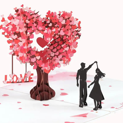 💌Premium 3D Pop-Up romantisk jubilæums- og valentinskor