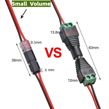 Dobbeltledningsstik Led-lysstangsstik 2 Pi