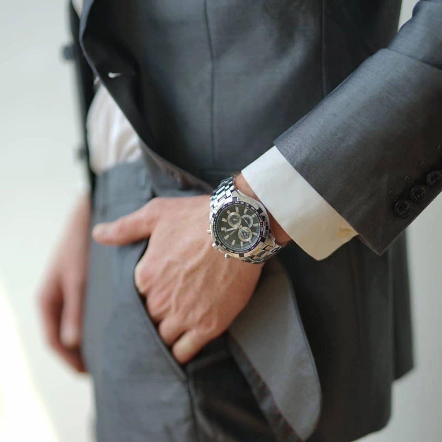 Vandtæt Kvartsur Til Mænd