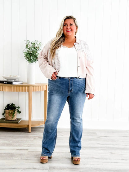 Holy Grail Bootcut-jeans med mavekontrol 🔥