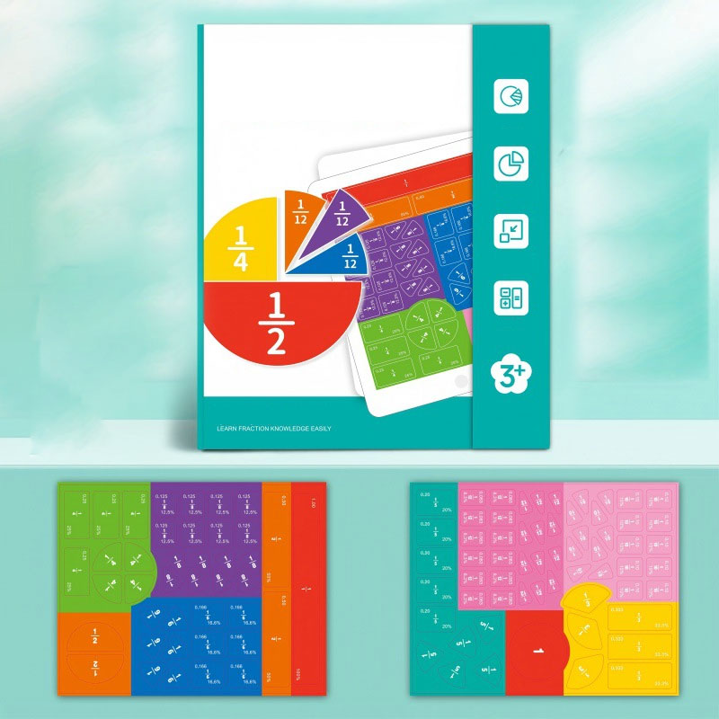 🔥Sidste dag 48 % RABAT-⭐STEM Magnetisk matematikmestersæt – 103 dele!