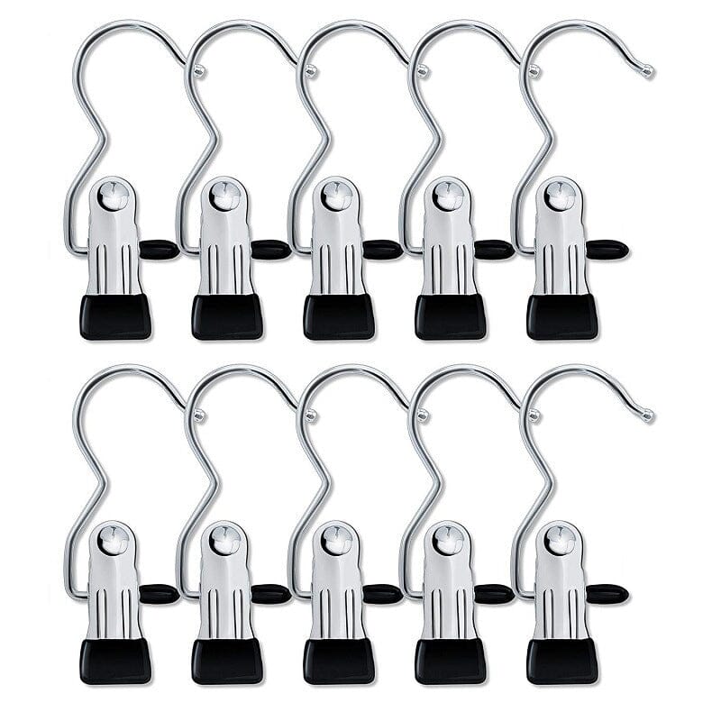 Ophængskroge/clips i rustfrit stå