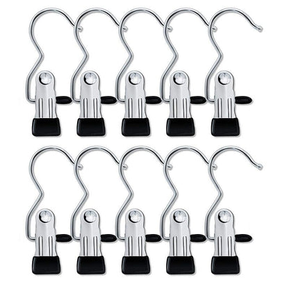 Ophængskroge/clips i rustfrit stå