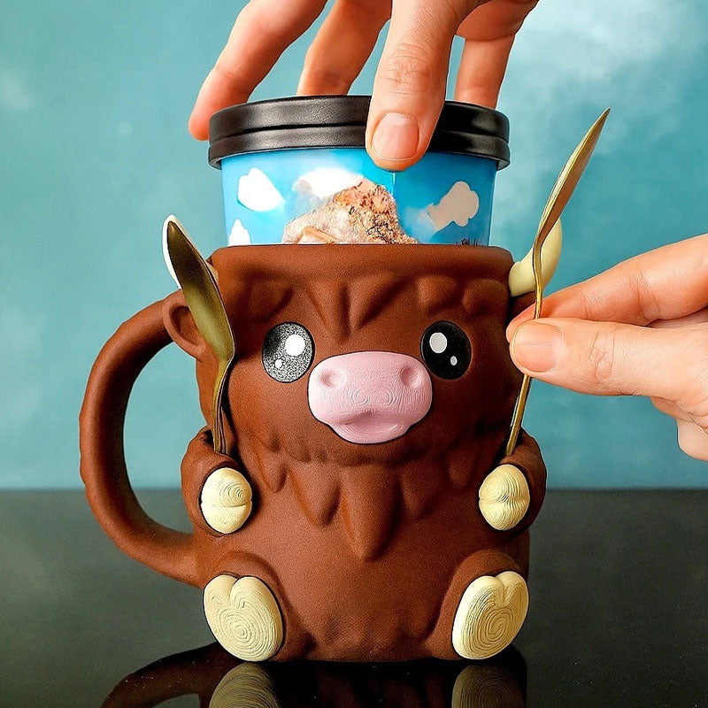 Ferdinand Highland Cow isbægerholder