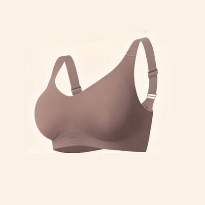 Sømløs Og Bøjlefri Sports-Bh I Stor Størrelse