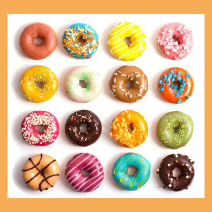 Lækker donut-maskine-sæ