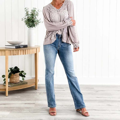 Holy Grail Bootcut-jeans med mavekontrol 🔥