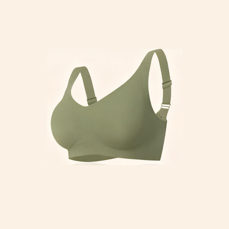 Sømløs Og Bøjlefri Sports-Bh I Stor Størrelse