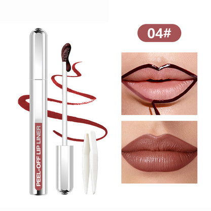💋 Peel-Off Long-Lasting Lip Liner &Glos