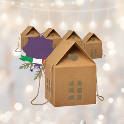 Gaveæske »Christmas Wonderland Cottage« | Hyggelig julegave