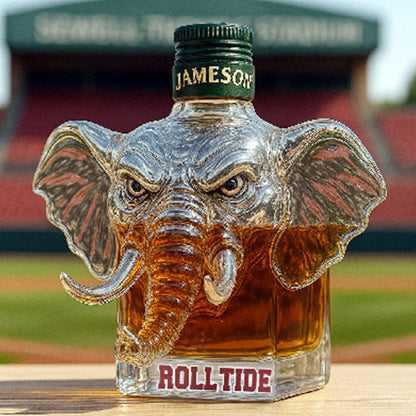University of Alabama Crown Royal Whiskey-flaske