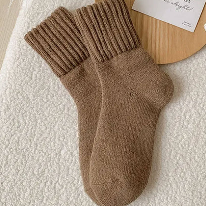 🧦5 par uldsokker til kvinder - varme, mellemhøje sokker