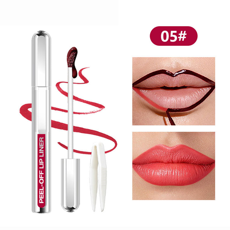 💋 Peel-Off Long-Lasting Lip Liner &Glos