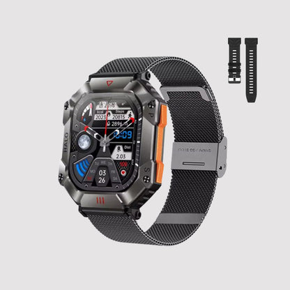 IP68 vandtæt militær AI voice Bluetooth call smartwatch