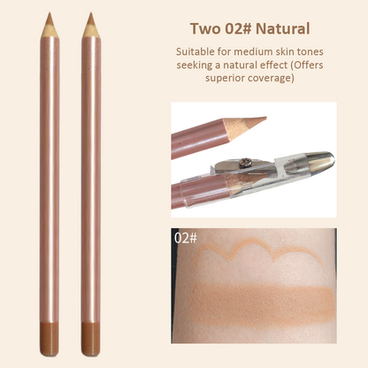 Multifunktionel silkeagtig vandfast concealer-blyant