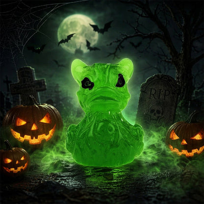 👻 Små Spooky Ænder – Søde Halloween-Miniaturer, der Lyser i Mørket 🎃