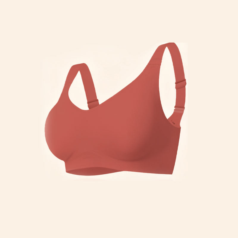 Sømløs Og Bøjlefri Sports-Bh I Stor Størrelse