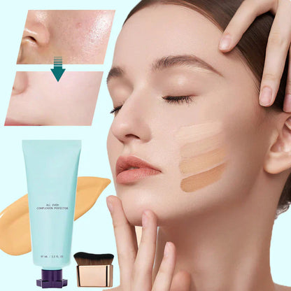 🔥Sidste dag køb 1 få 1 gratis!🎁All-in-one fugtighedscreme, concealer og dækning 💧✨ Let og vandfast
