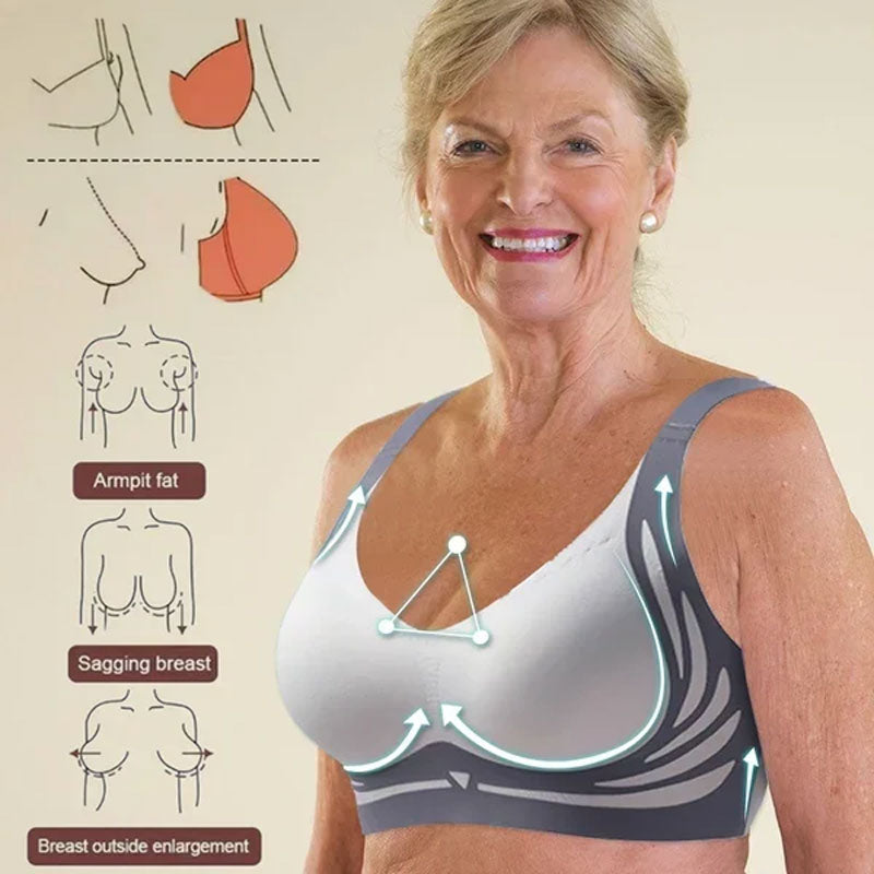 Køb 2 og få 1 gratis (3 stk) ❤️Anti-Sagging Wire Free Push-Up Bra