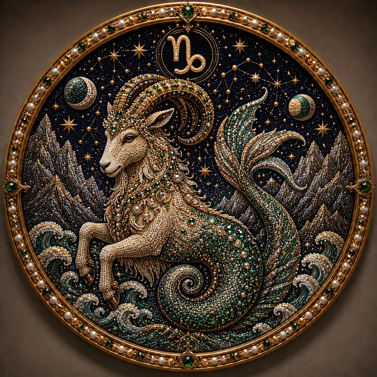 🔥 Perlekunstsæt med de 12 stjernetegn ♈🌙
