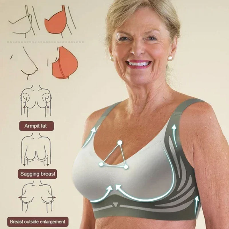 Køb 2 og få 1 gratis (3 stk) ❤️Anti-Sagging Wire Free Push-Up Bra