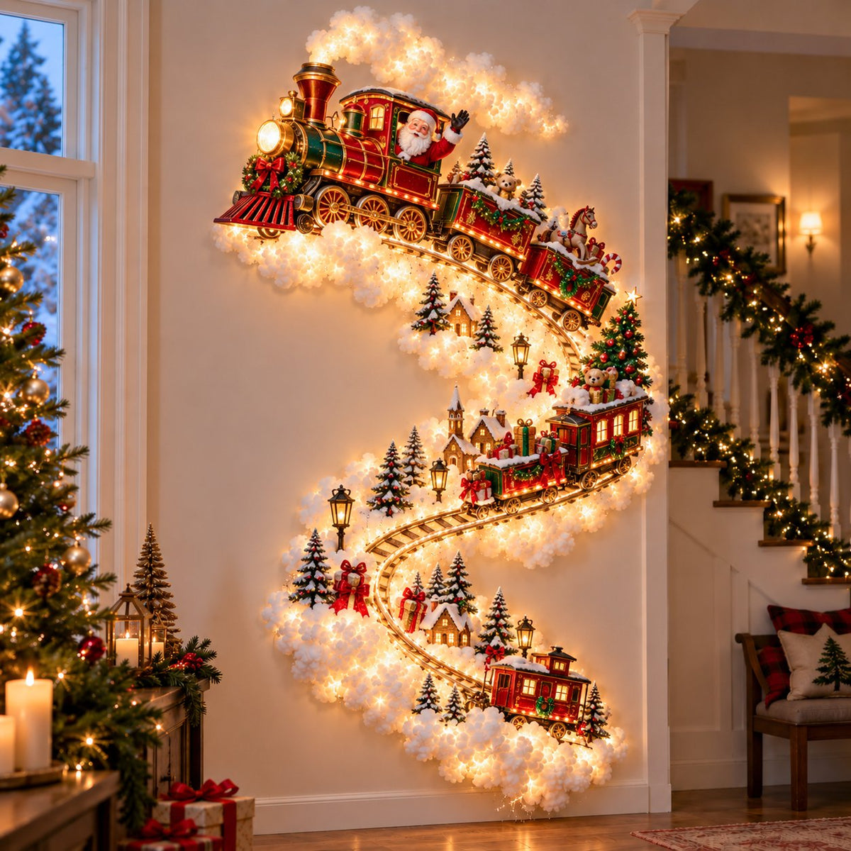 ✨Christmas Magic Trail væglampe – lidt julemagi lige på din væg✨