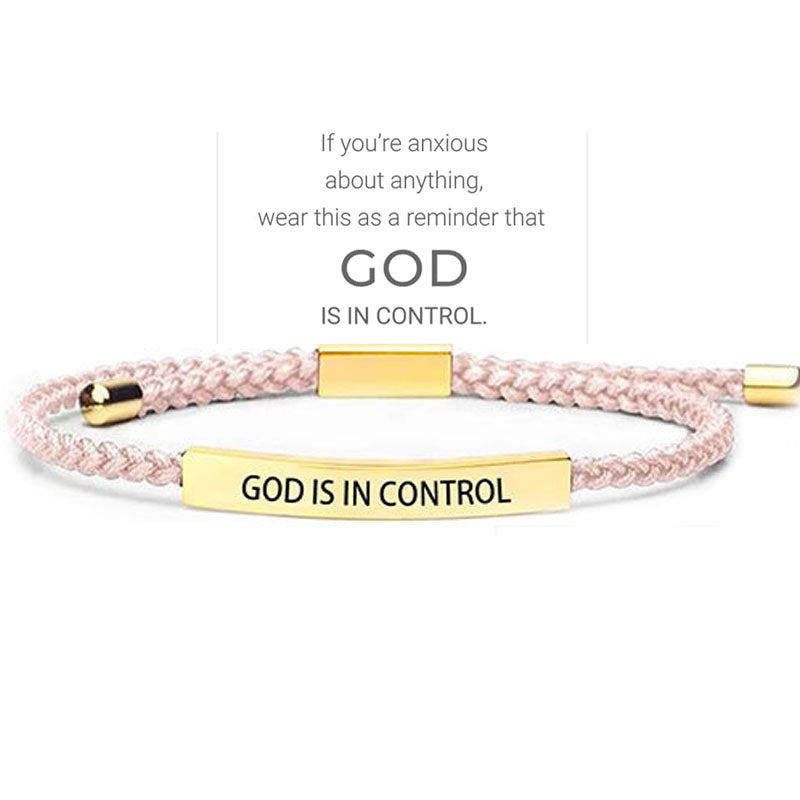 Flettet armbånd i rustfrit stå