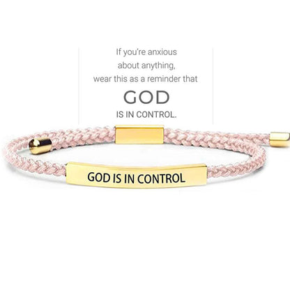 Flettet armbånd i rustfrit stå