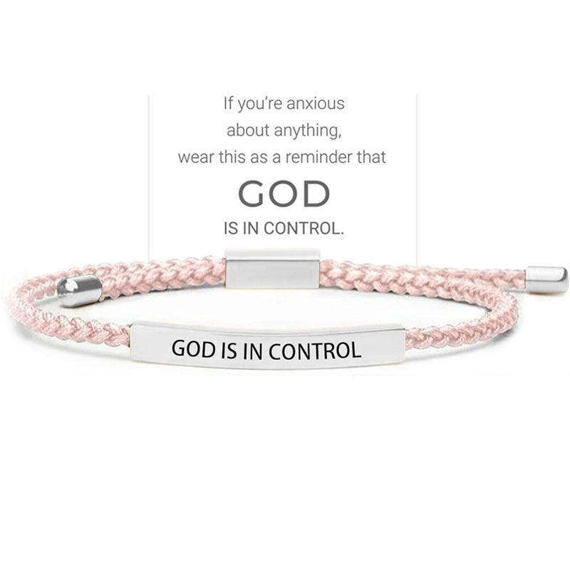 Flettet armbånd i rustfrit stå