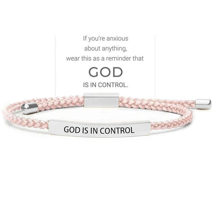 Flettet armbånd i rustfrit stå