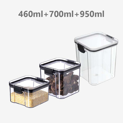 Bageopbevaringssæt Beholder Køkken 3/5 stk sæt
