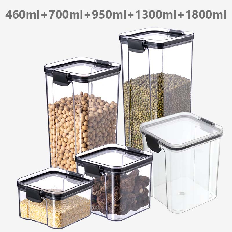 Bageopbevaringssæt Beholder Køkken 3/5 stk sæt