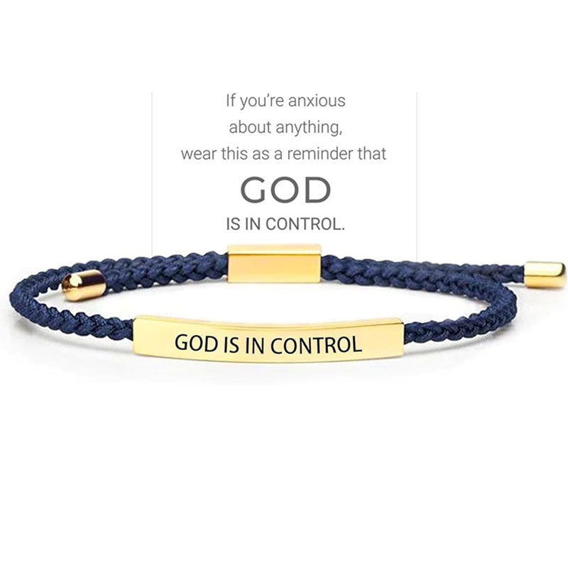 Flettet armbånd i rustfrit stå