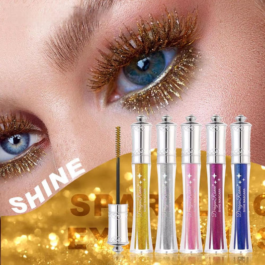 Glitrende krystalldiamantfarvet glittermascara