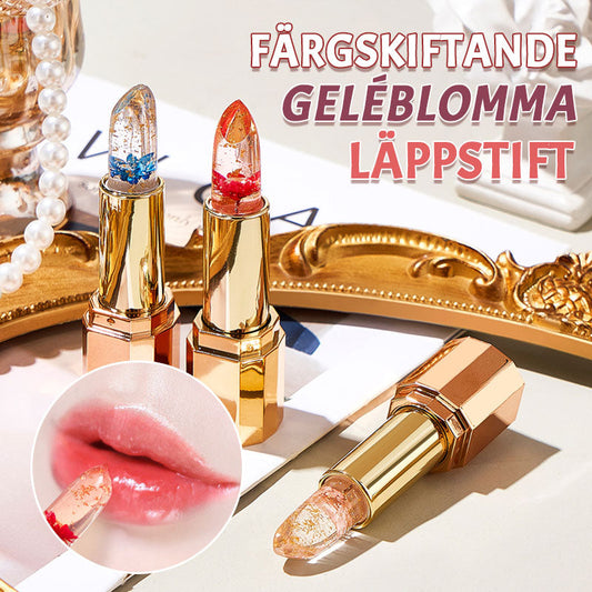 🌸Farveskiftende læbestift med geléblomst💋
