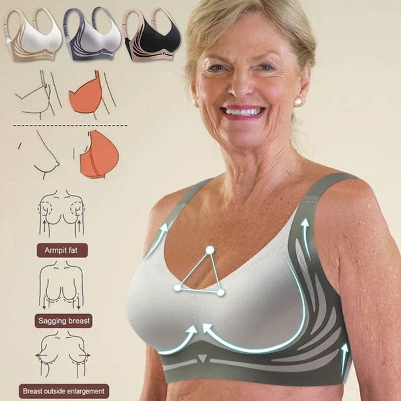 Køb 2 og få 1 gratis (3 stk) ❤️Anti-Sagging Wire Free Push-Up Bra