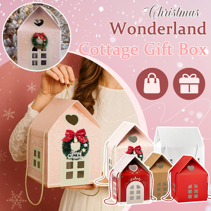 Gaveæske »Christmas Wonderland Cottage« | Hyggelig julegave